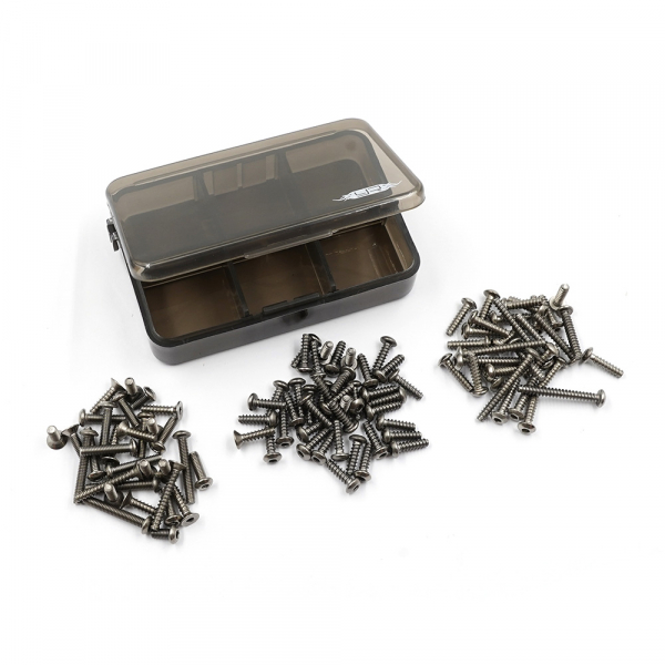 Yeah Racing Titanschrauben Set mit Box für Tamiya DT-04