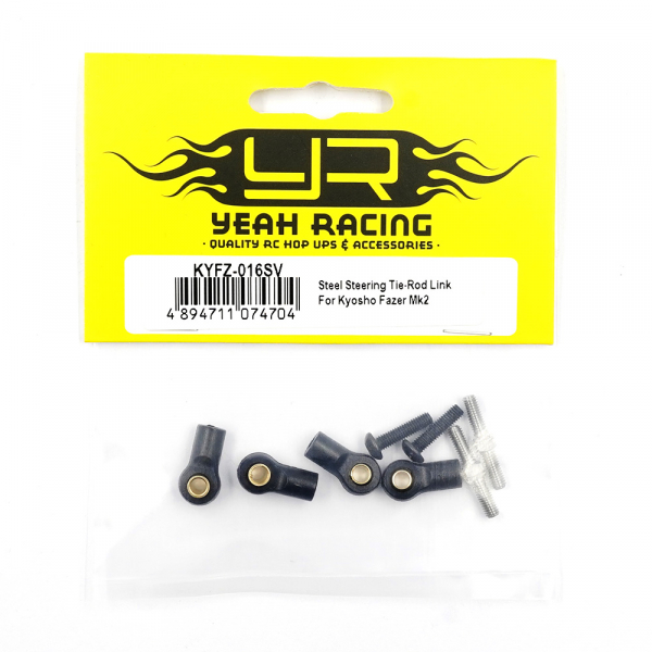 Yeah Racing Stahl-Lenkstangen-Set für Kyosho Fazer Mk2
