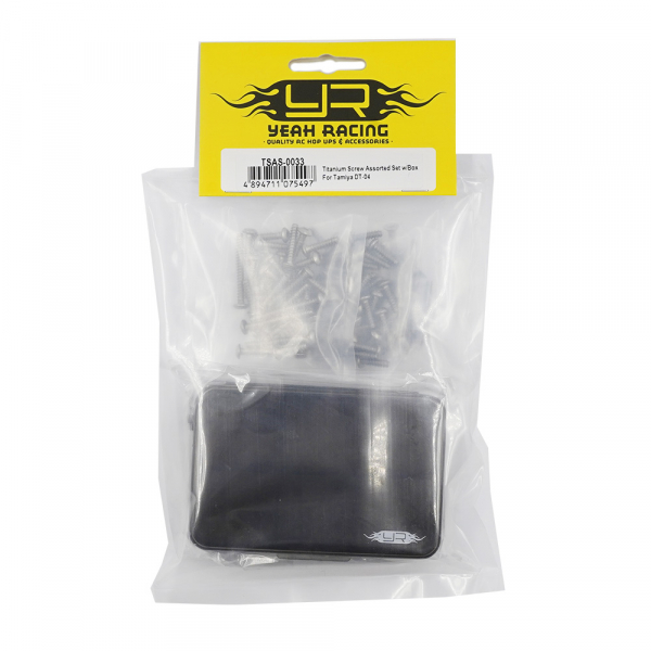 Yeah Racing Titanium Screw Assorted Set w/Box For Kyosho Fazer Mk2