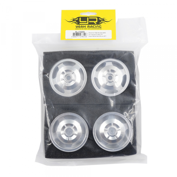 Yeah Racing Aluminum CNC Rim Set (2WD) For Tamiya DT-02 DT-03 Super Astute Sand Rover 2011