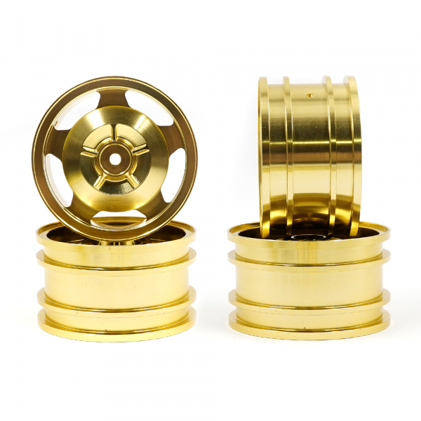 Yeah Racing Aluminum CNC Rim Set (4WD) For Tamiya TT-02B Top Force Super Avante (TD4)