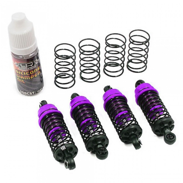 Yeah Racing QUTUS 55mm Slider Dämpfer Set für 1/10 Onroad, Drift Purple
