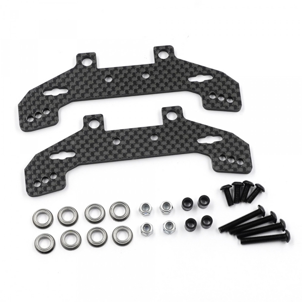 Yeah Racing Graphite Rally Shock Tower Set For Tamiya TT02