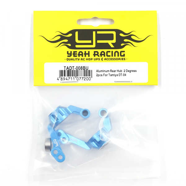 Yeah Racing Aluminium Radträger hinten 2 Grad für Tamiya DT-04