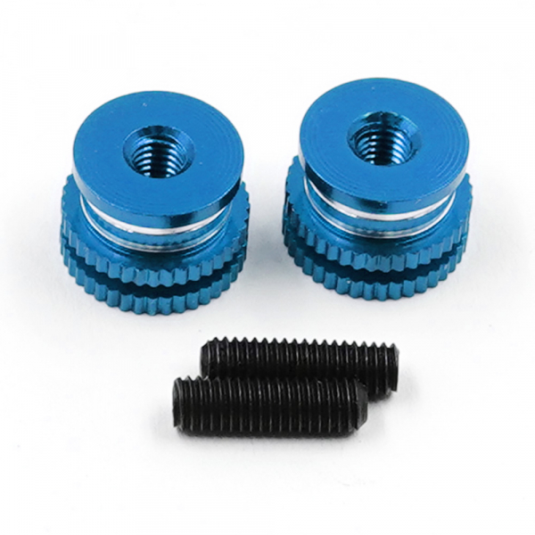 Yeah Racing Aluminium M3 Twist Nut Blau
