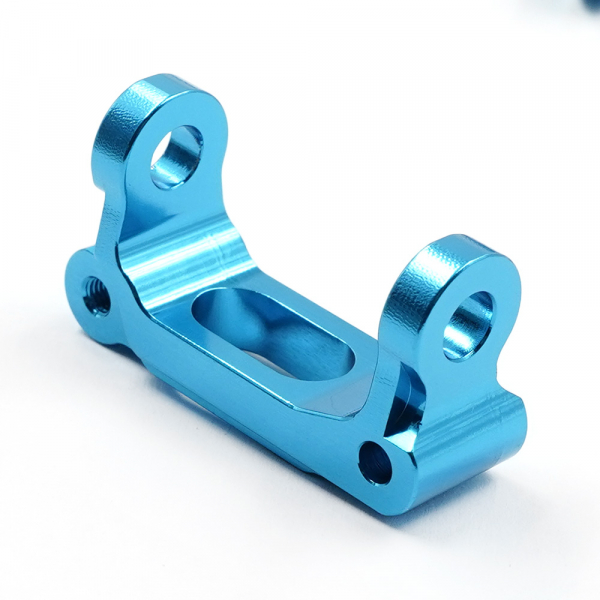 Yeah Racing Aluminium C-Hub Set vorne blau für Tamiya WR02 WR02C TL-01 GF-01 G6-01