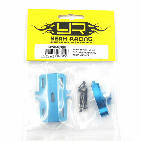 Yeah Racing Aluminium Motorschutz blau für Tamiya WR02 WR02C WR02G WR02CB