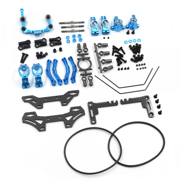 Yeah Racing Aluminium-Carbon Tuningset  für Tamiya TT02 SRX