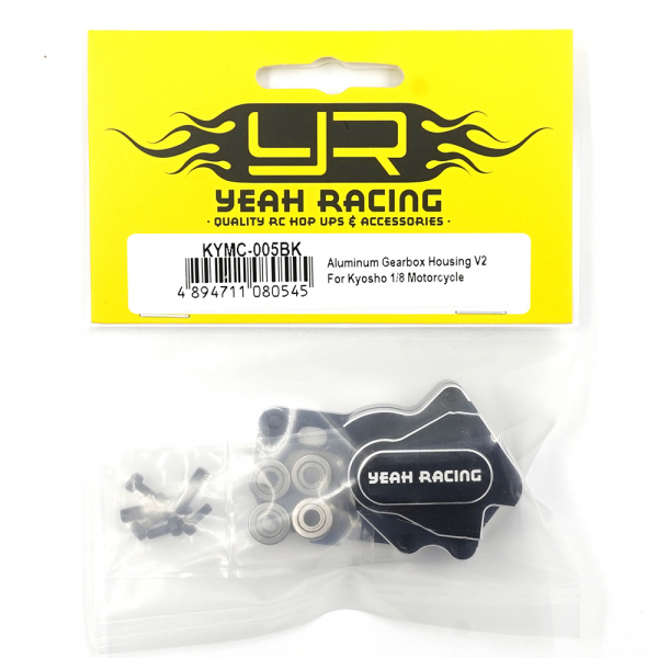 Yeah Racing Aluminium-Getriebegehäuse V2 für Kyosho 1/8 Motorrad