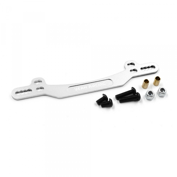 Yeah Racing Aluminum Rear Shock Tower For Tamiya WR02C GF-01(Silver)