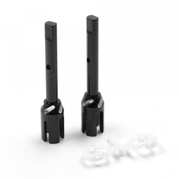 Yeah Racing Aluminium Hauptantriebswellengelenk  für Tamiya TT02 Serie (Schwarz)