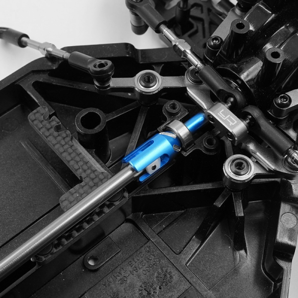 Yeah Racing Aluminium Hauptantriebswellengelenk  für Tamiya TT02 Serie (Schwarz)