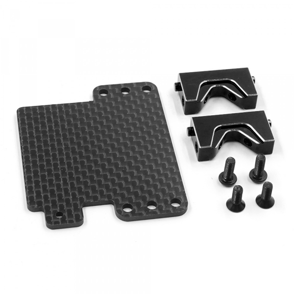 Yeah Racing Alu & Graphite Servo Mount For Team Associated RC10 Rally / Semi-Truck 6x6 6WD / Apex2