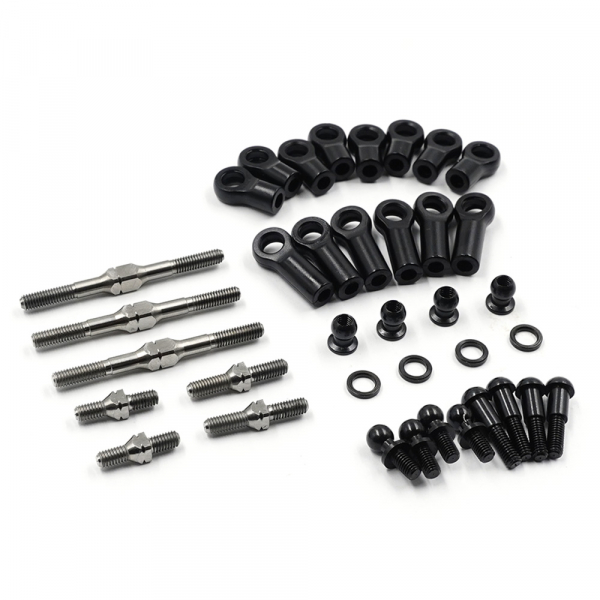 Yeah Racing 64 Titanium Turnbuckle & Steering Tie Rod Set For Tamiya GF-01