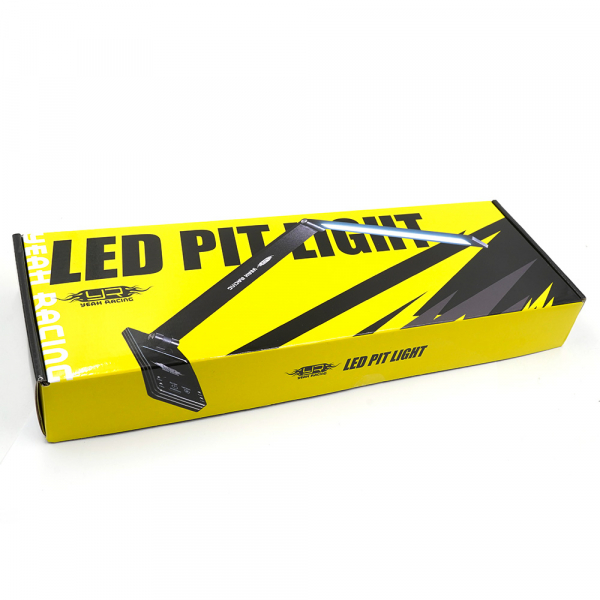 Yeah Racing Aluminium LED Pit Light mit Teileablage – Schwarz