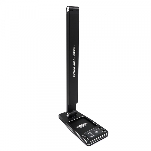 Yeah Racing Aluminium LED Pit Light mit Teileablage – Schwarz