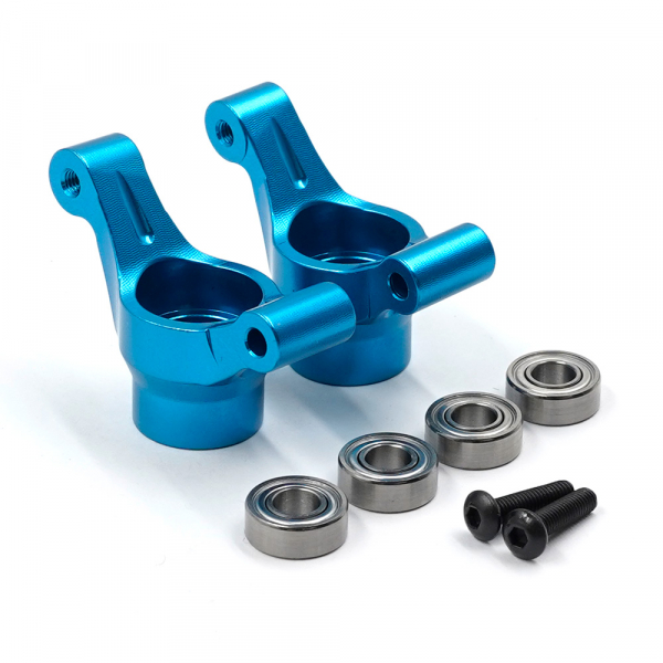 Yeah Racing Aluminium Hinterradträger Set m. 2° Vorspur für Tamiya WR02 / WR02C / TL-01 / GF-01 / G6-01