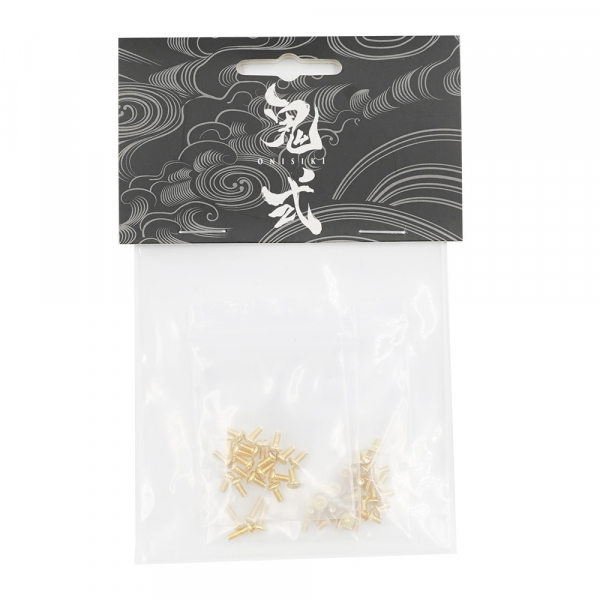 Onisiki NEKOMATA Stainless Steel M2 Screw Set (Gold)