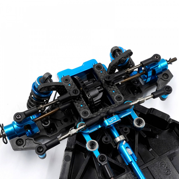 Yeah Racing Aluminium-Gehäuse für offenes Vorderachsdifferenzial mit Stabilisator-Set für Tamiya TT-02 SR/SRX
