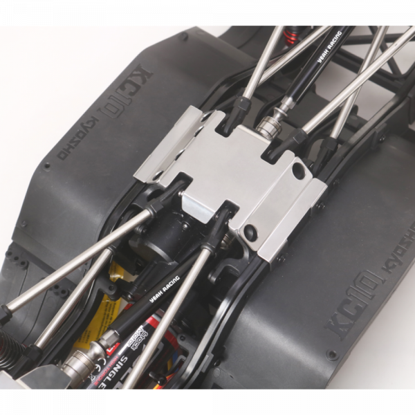 Yeah Racing Edelstahl-Schutzset unten für Kyosho 1/10 KC10 Crawler