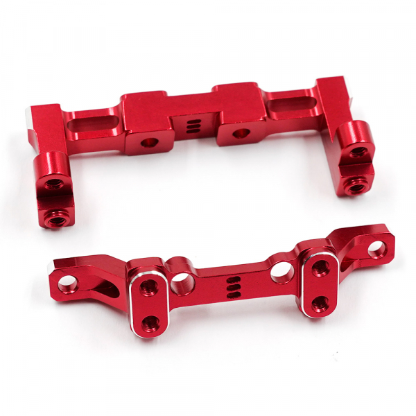 Yeah Racing Aluminium Bellcrank Halterungsset für Reve D RDX - Rot