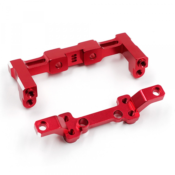 Yeah Racing Aluminium Bellcrank Halterungsset für Reve D RDX - Rot
