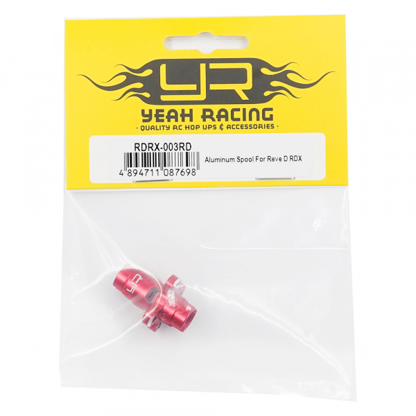 Yeah Racing Aluminium Spool für Reve D RDX – Rot