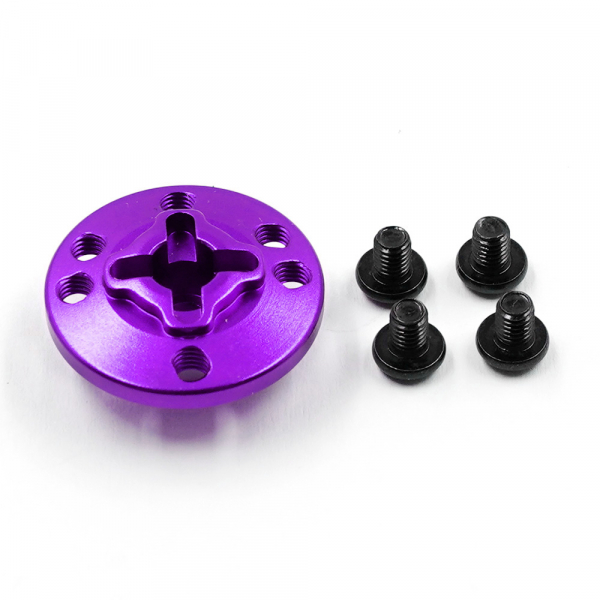 Yeah Racing Aluminium-Halterung für Hauptzahnrad für Reve D RDX – Purple