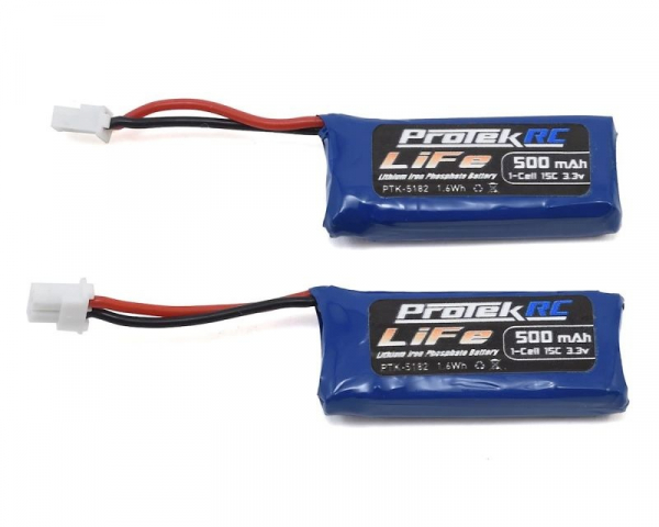 ProTek  2x1S Sport Race 15C Stick LiFe Batterie (Kyosho Mini-Z) nP62 (3.3V/500mAh)