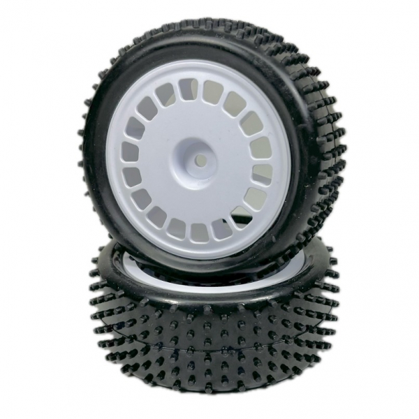 Absima 1:10 Buggy Räderset "Mini Pin" vorne weiß (2