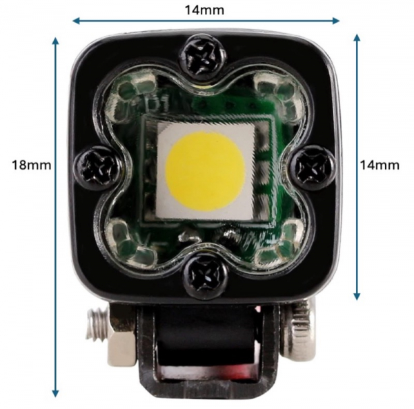 Absima  1/10 LED Zusatzscheinwerfer - eckig (2)