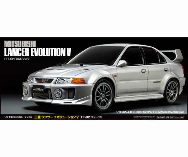 Tamiya Mitsubishi Lancer Evo V TT-02 KIT