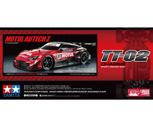 Tamiya Motul Autech Z 2023 TT-02 Bausatz