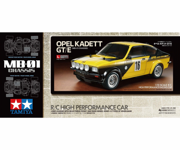 Tamiya Opel Kadett GT/E Rally (MB-01) Bausatz