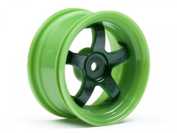 HPI 1/10 Onroad Felgen Work Meister S1 Grün  -  26mm - 3mm Offset (2)