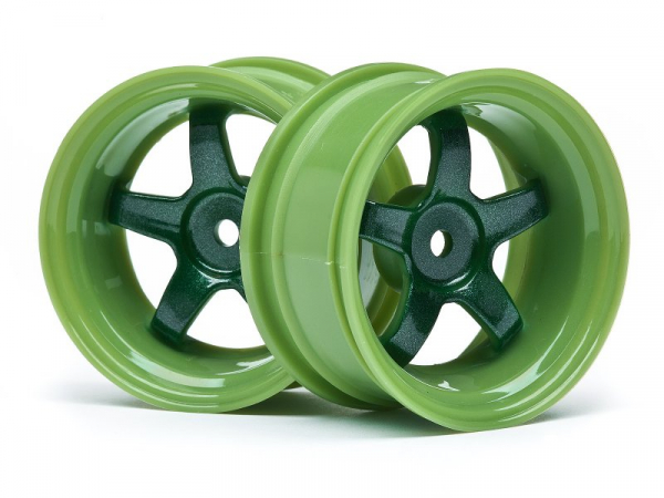 HPI 1/10 Onroad Felgen Work Meister S1 Grün  -  26mm - 6mm Offset (2)