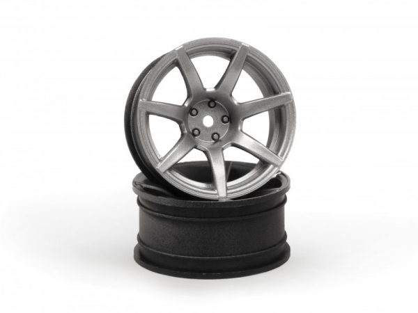 HPI 1/10 Onroad Wheels 7TWENTY STYLE55 Gunmetal  - 26mm - 9mm Offset (2)