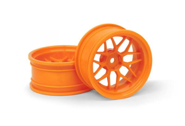 HPI 1/10 Onroad Felgen TECH 7 Orange - 26mm - 9mm Offset (2)