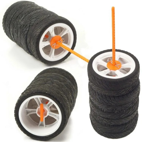 1/8 & 1/10 RC Car Plastic Tires Wheels Holder 5Pcs