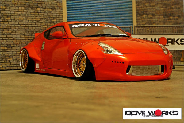 Demi Works Nissan 370Z RB Set - B (Fenders Set) Rocket Bunny