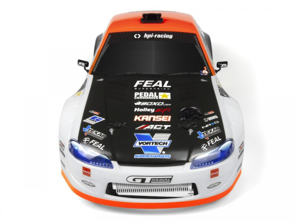HPI Nissan Silvia S15 Aurimas 'Odi' Bakchis (Fertig bedruckt) Karosserie (200mm)