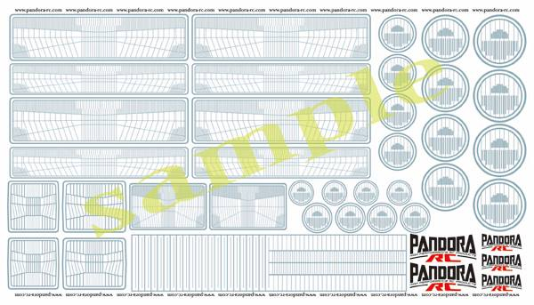 Pandora 3D Graphic Decal headlight