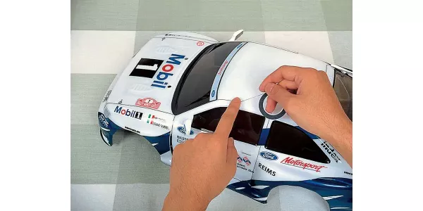 Kyosho Zierstreifen/Klebeband/Bodylines Schwarz 1mm x 5m