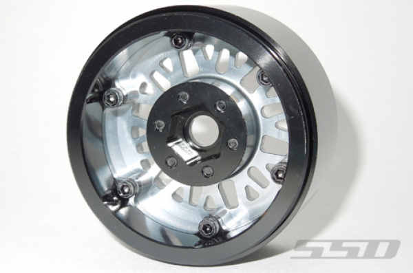 SSD 1.9" Mesh Beadlock Wheels (Grey)(2)