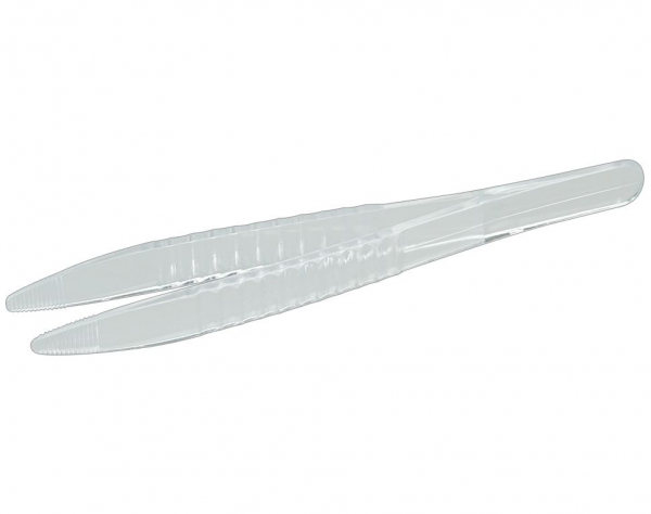 Kunststoffpinzette aus Polystyrol (PS) 125 mm