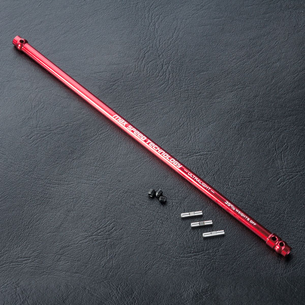 MST XXX Alum. lightweight propeller shaft set (red)