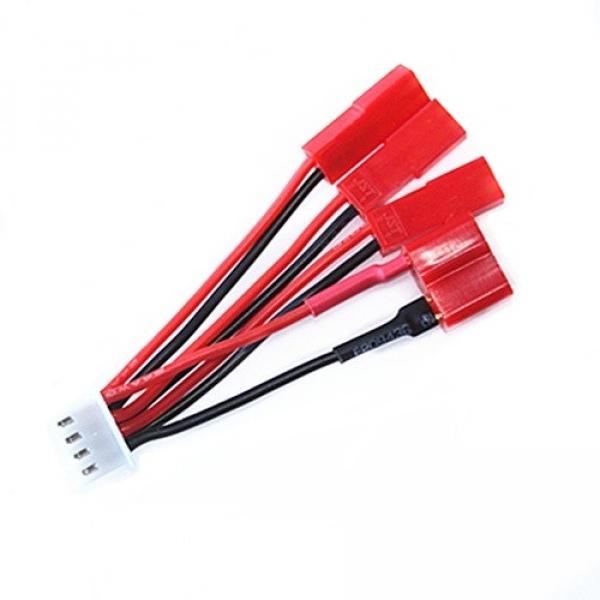 T Plug to JST adapter 24AWG Silicone Wire L=50mm