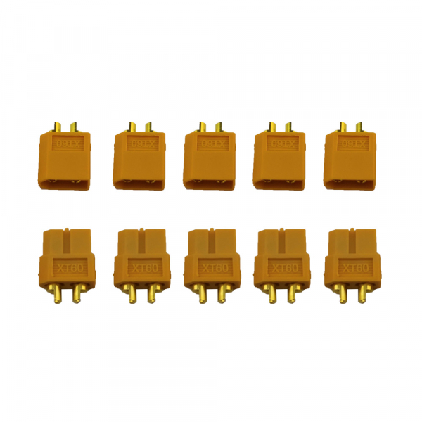 XT60 Male & Female Plug   5 pair/bag (10pcs)