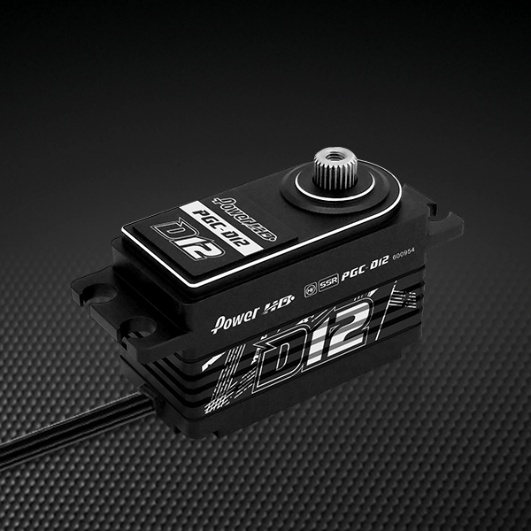 Power HD Low Profile Digital Servo D12 HV CNC-Gehäuse - 12,5kg/0,059sec - Drift