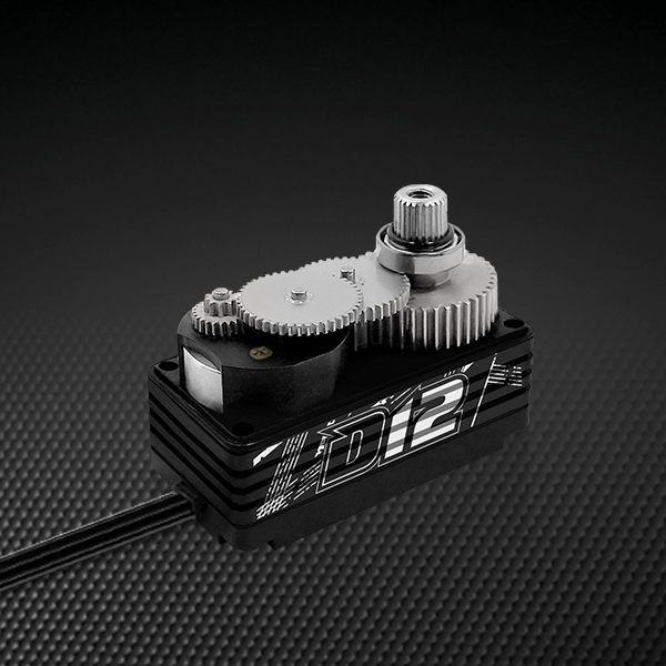Power HD Low Profile Digital Servo D12 HV CNC-Gehäuse - 12,5kg/0,059sec - Drift